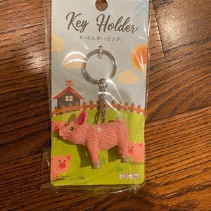 NWT Cute Pig Keychain 🆕️
